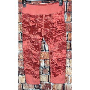 The North Face FlashDry Capri Crop Tight Leggings Women's Small Peach